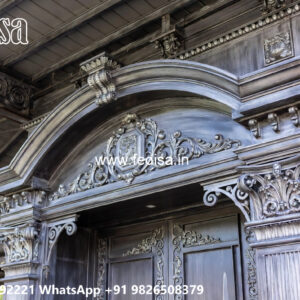Decorative Iron Car Parking Shed Design for Luxury Homes No-2070