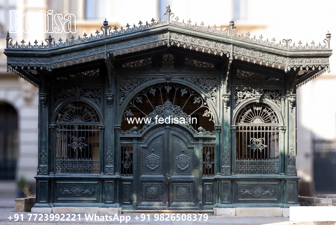 Iron Car Parking Shed Design with Premium Outdoor Roofing No-2131