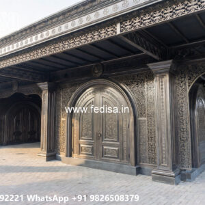 Stylish Classic Car Parking Shed Design with Elegant Roof Style No-2215