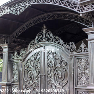 Classic Car Parking Shed Design with Elegant Front Structure No-2221