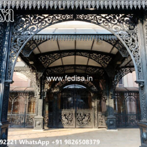 Classic Car Parking Shed Design with Premium Decorative Roofing No-2237