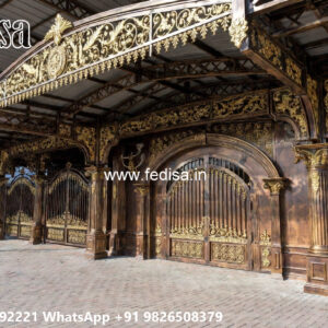 Attractive Classic Car Parking Shed Design with Spacious Parking No-2267