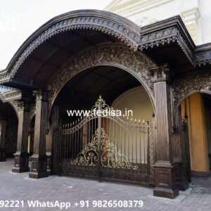 Premium Classic Car Parking Shed Design with Timeless Architecture No-2285