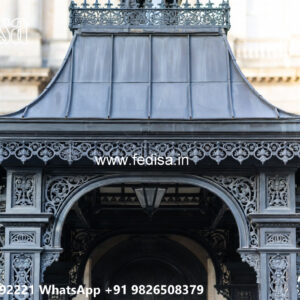 Stylish Classic Car Parking Shed Design with Architectural Detailing No-2299