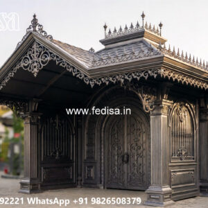 Attractive Classic Car Parking Shed Design with Elegant Structural Beauty No-2327