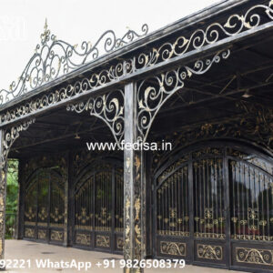 Beautiful Car Parking Shed Design with Open Structure No-2407