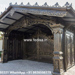 Decorative Car Parking Shed Design for Luxury Exterior No-2415
