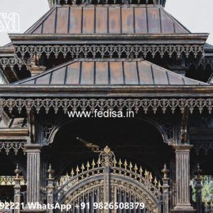Car Parking Shed Design for Elegant Residential Exterior No-2449