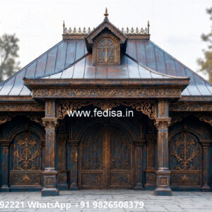 Modern Car Parking Shed Design with Stylish Ceiling Finish No-2488