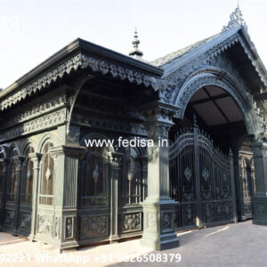 Modern Car Parking Shed Design with Stylish Front View No-2497