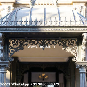 Modern Car Parking Shed Design with Elegant Decorative Features No-2504