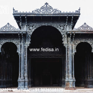 Stylish Car Parking Shed Design with Contemporary Columns No-2517