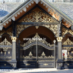 Car Parking Shed Design with Decorative Luxury Elements No-2524
