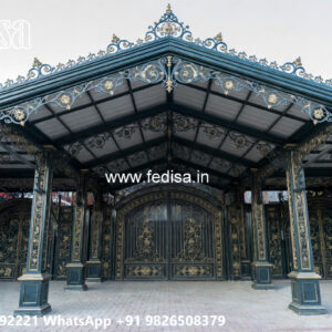Modern Car Parking Shed Design with Decorative Outdoor Appeal No-2539