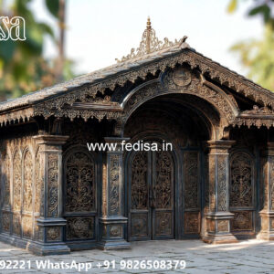 Attractive Car Parking Shed Design with Stylish Roof Structure No-2581