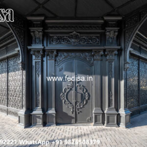Elegant Luxury Car Parking Shed Design with Metal Finish