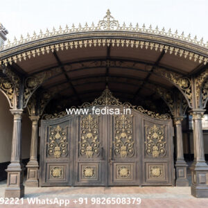 Luxury Car Parking Shed Design with Modern Front Elevation No-2696