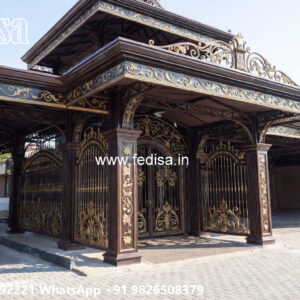 Luxury Car Parking Shed Design with Minimalist Modern Roofing No-2752