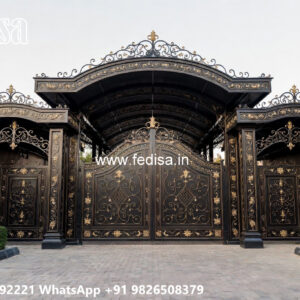 Luxury Car Parking Shed Design with Stylish Open Parking Layout No-2753