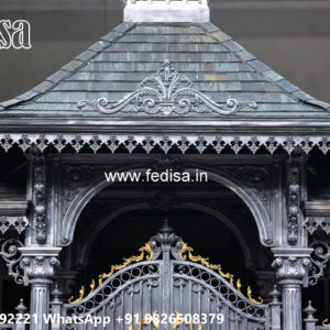 Luxury Car Parking Shed Design with Modern Decorative Framework No-2756