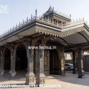 Luxury Car Parking Shed Design with Elegant Structural Finish No-2765