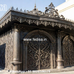 Luxury Car Parking Shed Design with Beautiful Exterior Appeal No-2791