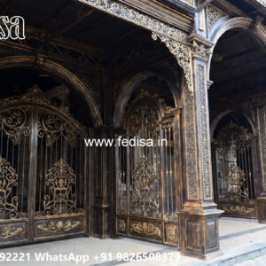 Premium Luxury Car Parking Shed Design with Contemporary Appeal No-2799