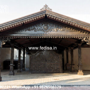 Luxury Car Parking Shed Design with Beautiful Luxury Features No-2821