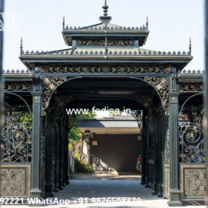 Luxury Car Parking Shed Design with Elegant Exterior Framework No-2829