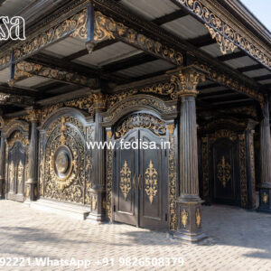 Heavy Duty Iron Car Parking Shed Design Styles No-2846