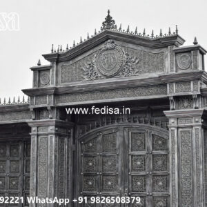 Modern Iron Car Parking Shed Design with Open Structure No-2867