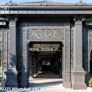 Iron Car Parking Shed Design with Modern Structural Beauty No-2890