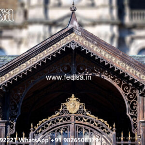 Iron Car Parking Shed Design with Luxury Exterior Appeal No-2896