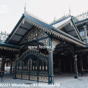 Iron Car Parking Shed Design with Spacious Covered Parking No-2898