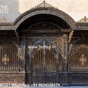 Iron Car Parking Shed Design with Modern Architectural Style No-2900