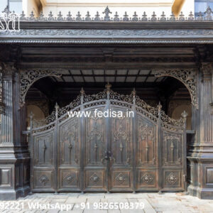 Classic Car Parking Shed Design with Traditional Architecture