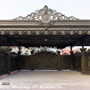 Classic Car Parking Shed Design with Elegant Outdoor Appeal No-2961