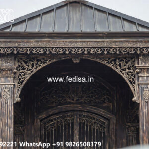 Attractive Classic Car Parking Shed Design with Classic Roof No-2962