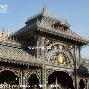 Royal Classic Car Parking Shed Design for Elegant Residences No-2972