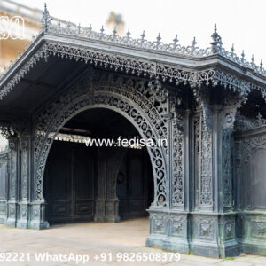 Premium Classic Car Parking Shed Design with Traditional Touch No-2976