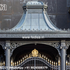 Classic Car Parking Shed Design with Elegant Metal Framework No-2979