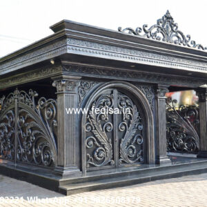 Stylish Classic Car Parking Shed Design with Elegant Roof Style No-2995