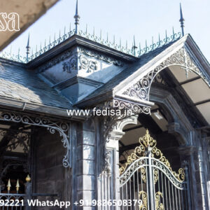 Luxury Classic Car Parking Shed Design with Beautiful Roof Design No-3006
