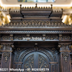 Classic Car Parking Shed Design with Decorative Wooden Elements No-3022