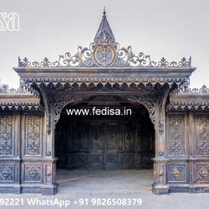 Classic Car Parking Shed Design with Decorative Outdoor Concepts No-3037