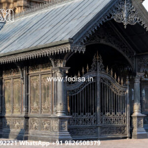 Classic Car Parking Shed Design with Luxury Architectural Features No-3087