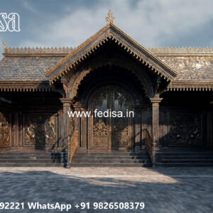 Classic Car Parking Shed Design with Premium Structural Framework No-3094