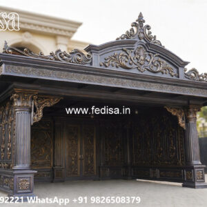 Beautiful Classic Car Parking Shed Design with Elegant Framework No-3116