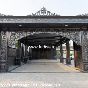Classic Car Parking Shed Design Ideas for Elegant Luxury Homes No-3120