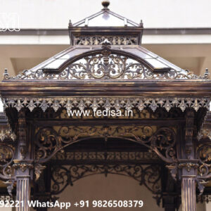 Luxury Car Parking Shed Design with Unique Roof Style No-3169